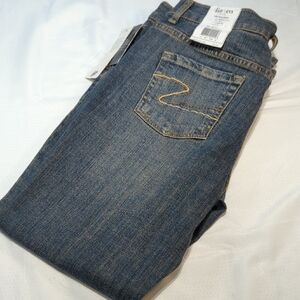 Liz & Co. Women's Straight Blue Jeans
